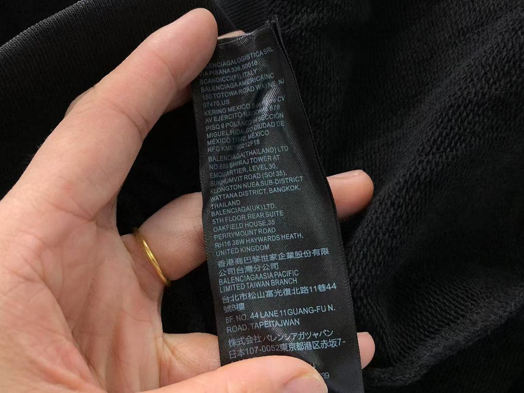 Balenciaga 225 B⭐L⭐⭐⭐IA⭐A HOODIE 5102309136 (Im 170Cm 60Kg I Wear Size M In The Phot) - Image 17