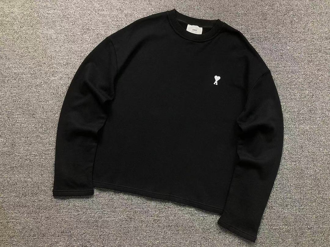 AMI 178 AMI LONG SLEEVED 22082710001 (Im 170Cm 60Kg I Wear Size M In The Phot) - Image 12