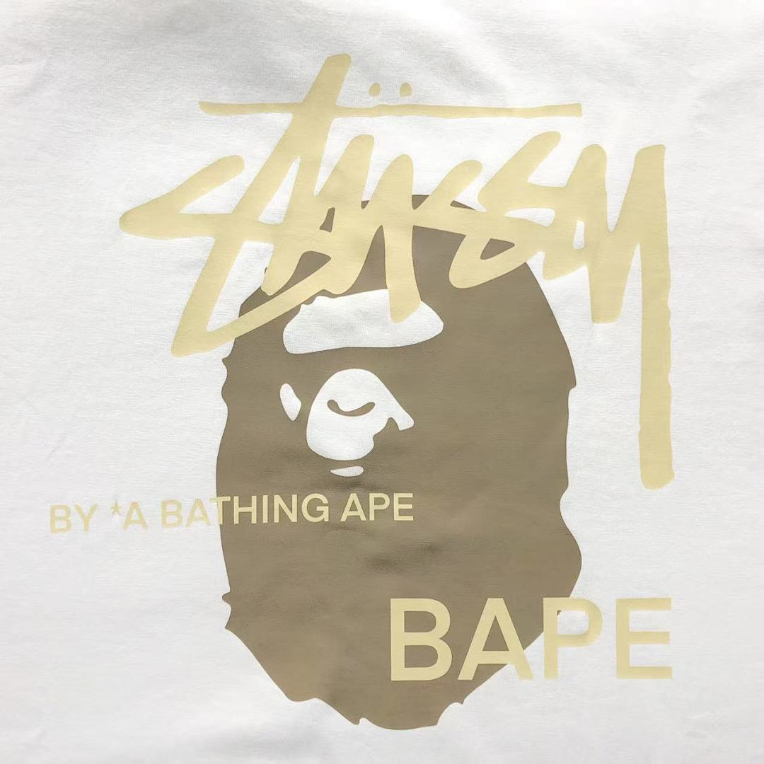 Bape 79 BAPE STUSSY T-SHIRT 411181842 (Im 170Cm 57Kg I Wear Size S In The Phot) - Image 18