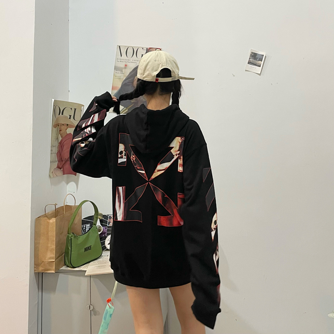 Off-White 129 OFF-WHITE (WHITE HOODIE) - Image 23