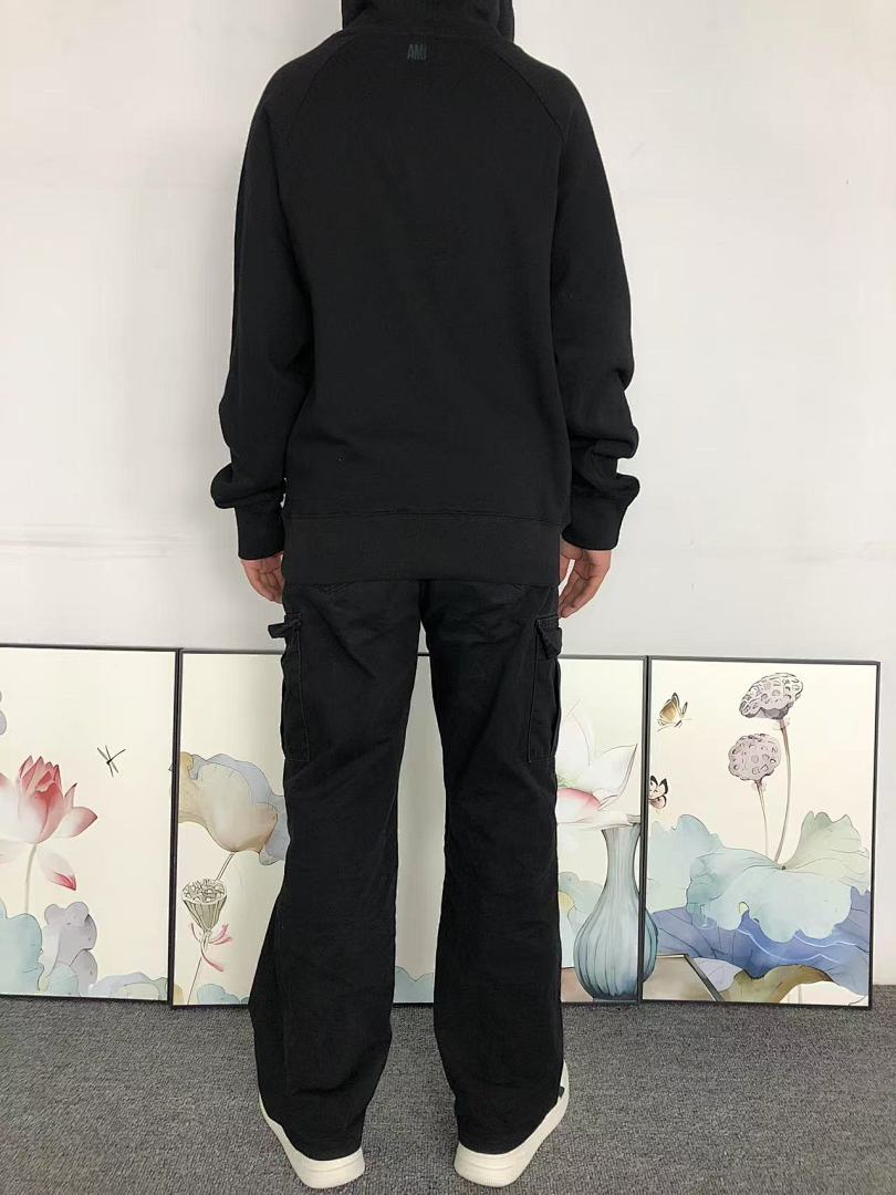 AMI 118 AMI HOODIE 57280788 (Im 170Cm 60Kg I Wear Size S In The Phot) - Image 4