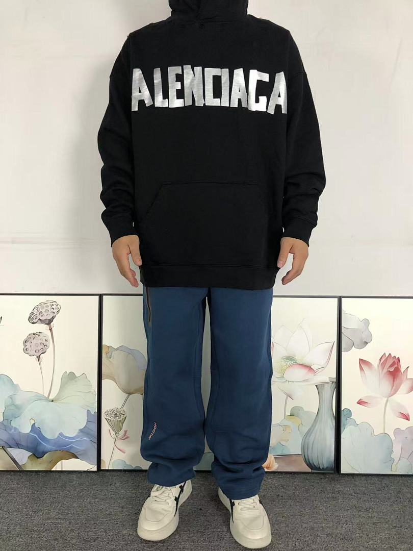 Balenciaga 265 B⭐L⭐⭐⭐IA⭐A HOODIE 4122701163 (Im 170Cm 60Kg I Wear Size XS In The Phot) - Image 3