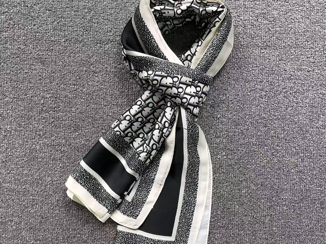 Dior 68 D⭐O⭐ SCARF 2203170476 (Long 180CM* Wide 90CM*) - Image 5