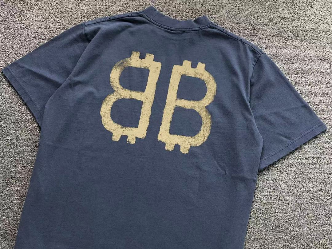 Balenciaga 125 B⭐L⭐⭐⭐IA⭐A T-SHIRT 42032302163 (Im 170Cm 60Kg I Wear Size XS In The Phot) - Image 8