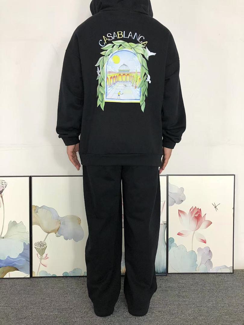 Casablanca 335 CASABLANCA HOODIE TROUSERS 592507127 (Im 170Cm 60Kg I Wear Size XL In The Phot) - Image 5