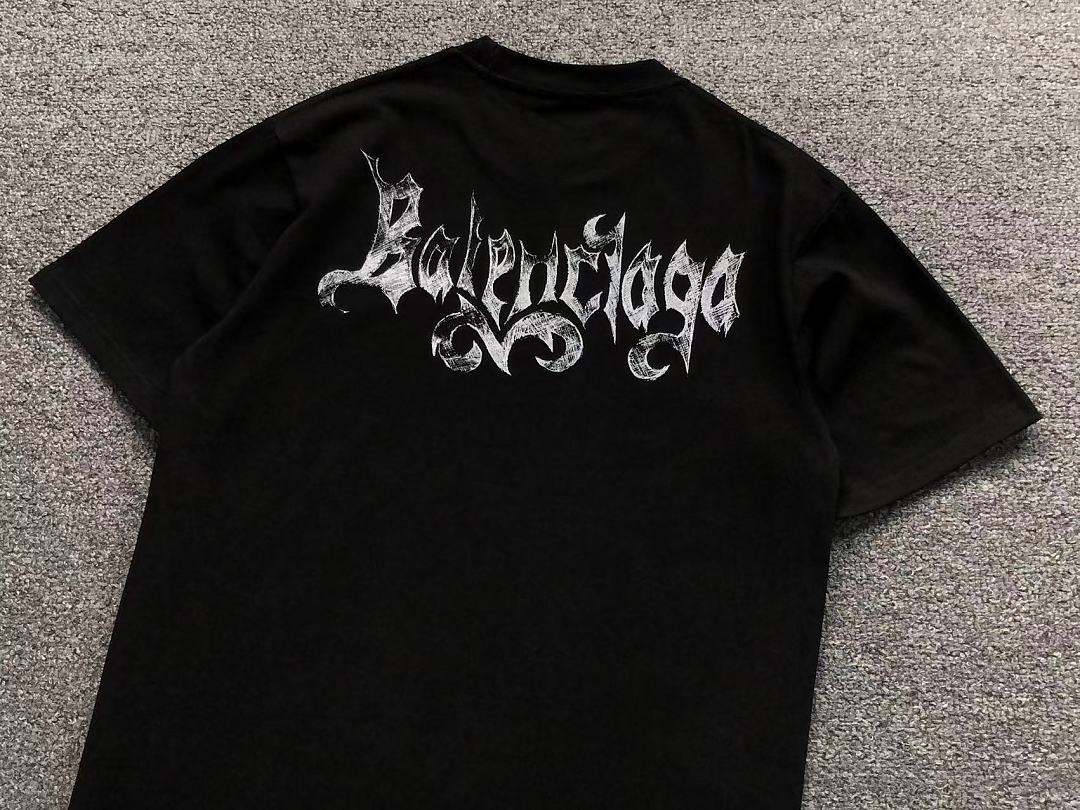 Balenciaga 113 B⭐L⭐⭐⭐IA⭐A T-SHIRT 5261103147 (Im 170Cm 60Kg I Wear Size M In The Phot) - Image 12