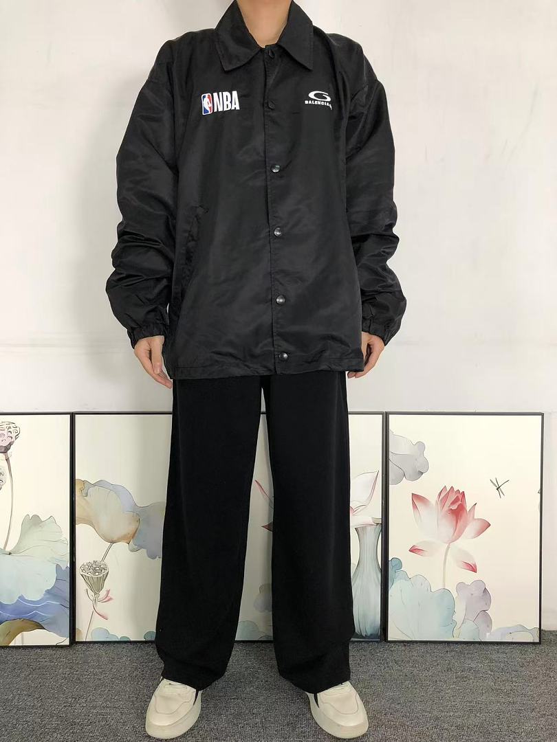 Balenciaga 388 B⭐L⭐⭐⭐IA⭐A NBA BASKETBALL JACKET 22081932001 (Im 170Cm 60Kg I Wear Size S In The Phot) - Image 3