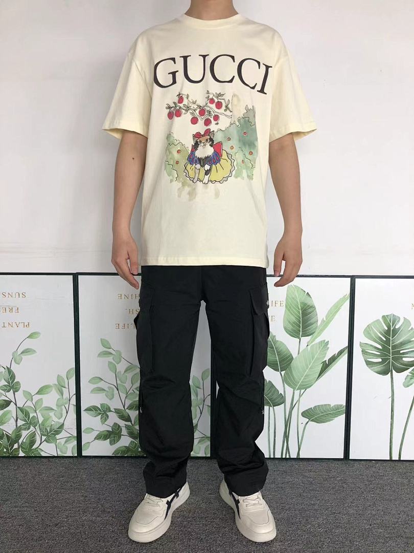 Gucci 85 G⭐C⭐I T-SHIRT 5042619101 (Im 170Cm 60Kg I Wear Size S In The Phot) - Image 3