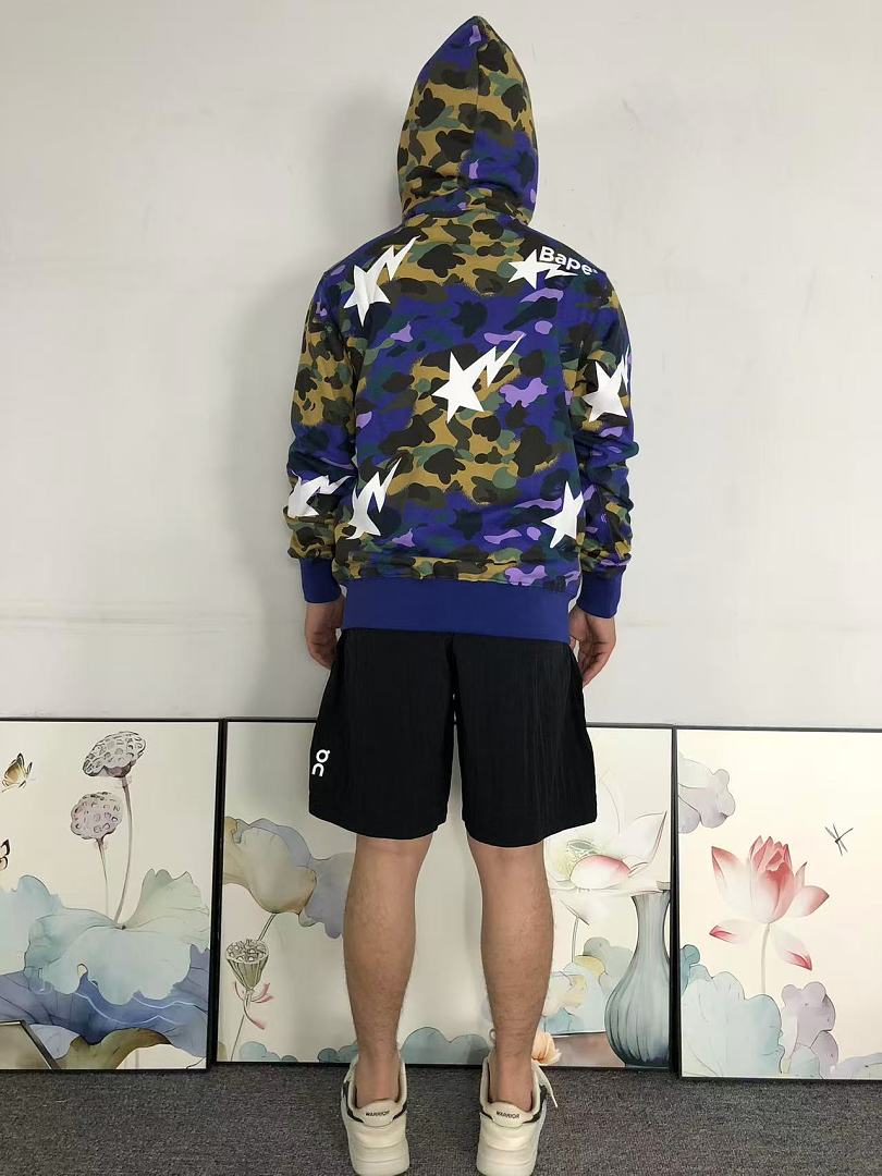 Bape 145 BAPE HOODIE 52070722158 (Im 170Cm 60Kg I Wear Size M In The Phot) - Image 4