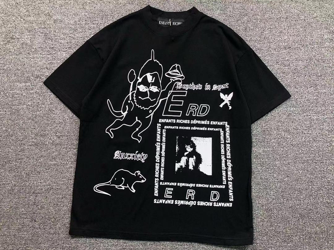Chanel 85 ENFANTS RICHES DEPRIMES T-SHIRT 42012434162 (Im 170Cm 60Kg I Wear Size S In The Phot) - Image 5