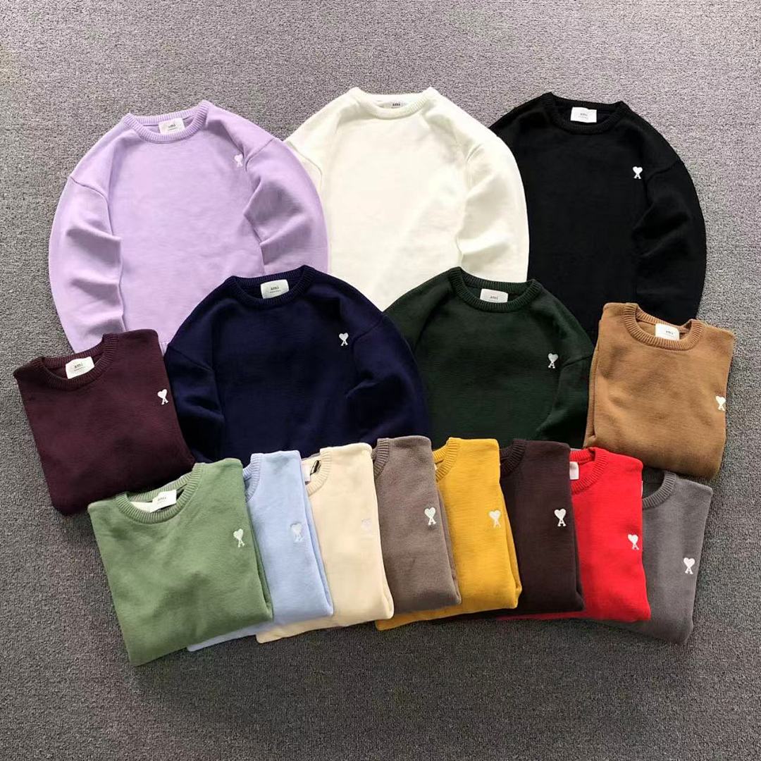 AMI 115 AMI SWEATER 510180688 (Im 170Cm 60Kg I Wear Size S In The Phot)