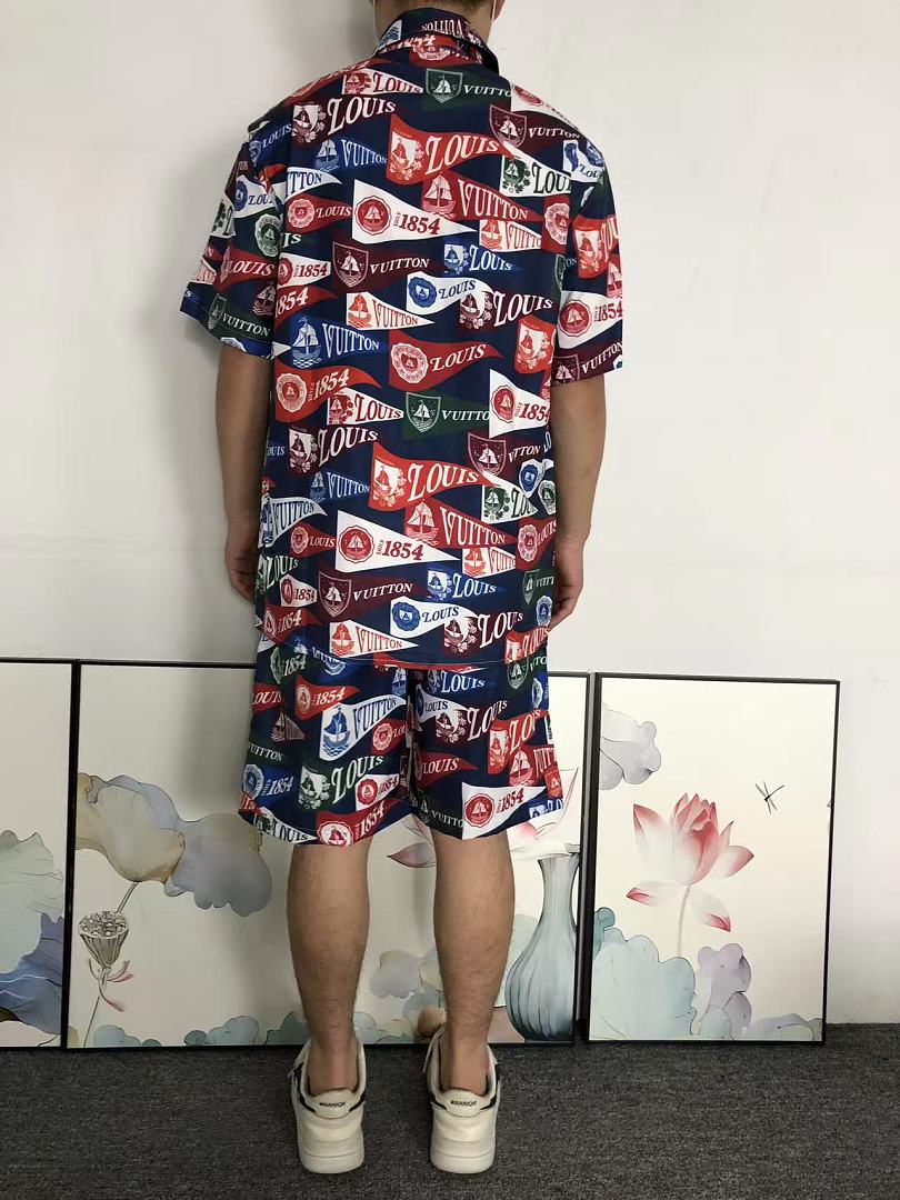Louis Vuitton 165 L⭐ SHIRT SHORTS 3206062220 (Im 170Cm 60Kg I Wear Size L In The Phot) - Image 5