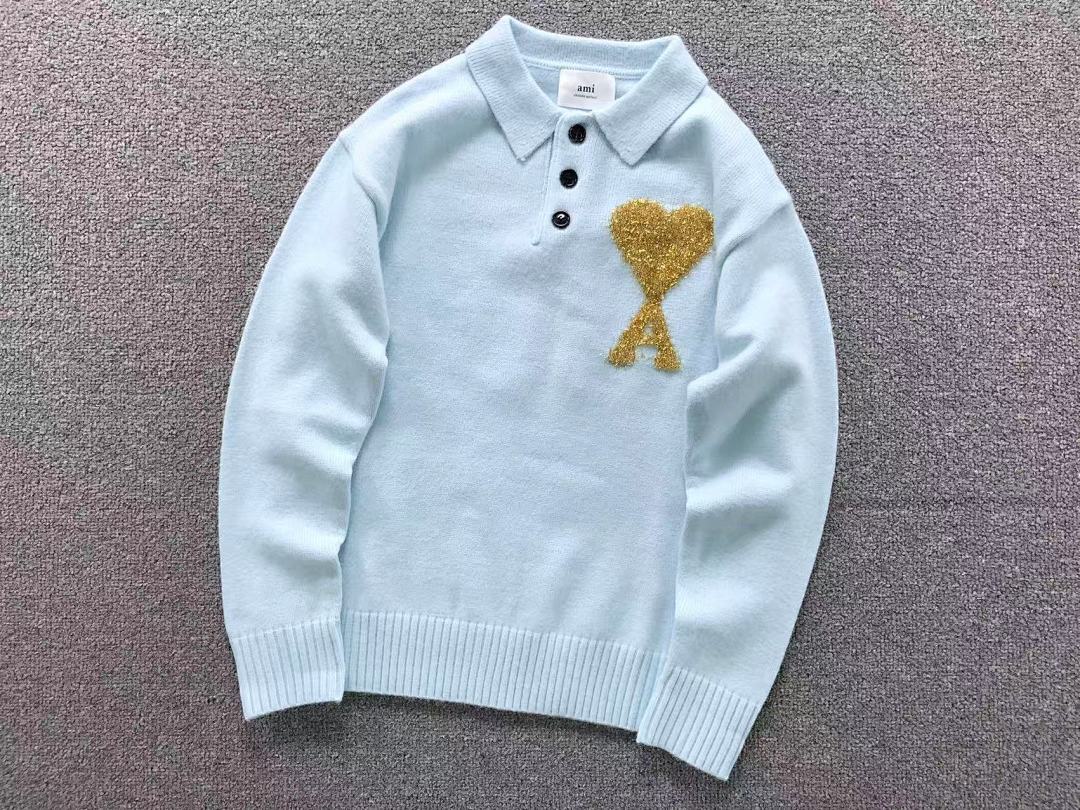 AMI 168 AMI SWEATER 21101104125 (Im 170Cm 60Kg I Wear Size M In The Phot) - Image 19