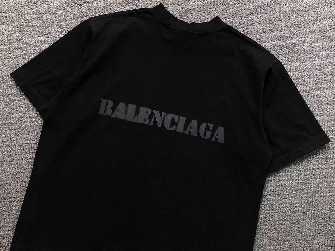Balenciaga 125 B⭐L⭐⭐⭐IA⭐A T-SHIRT 42042411163 (Im 170Cm 60Kg I Wear Size XS In The Phot) - Image 18
