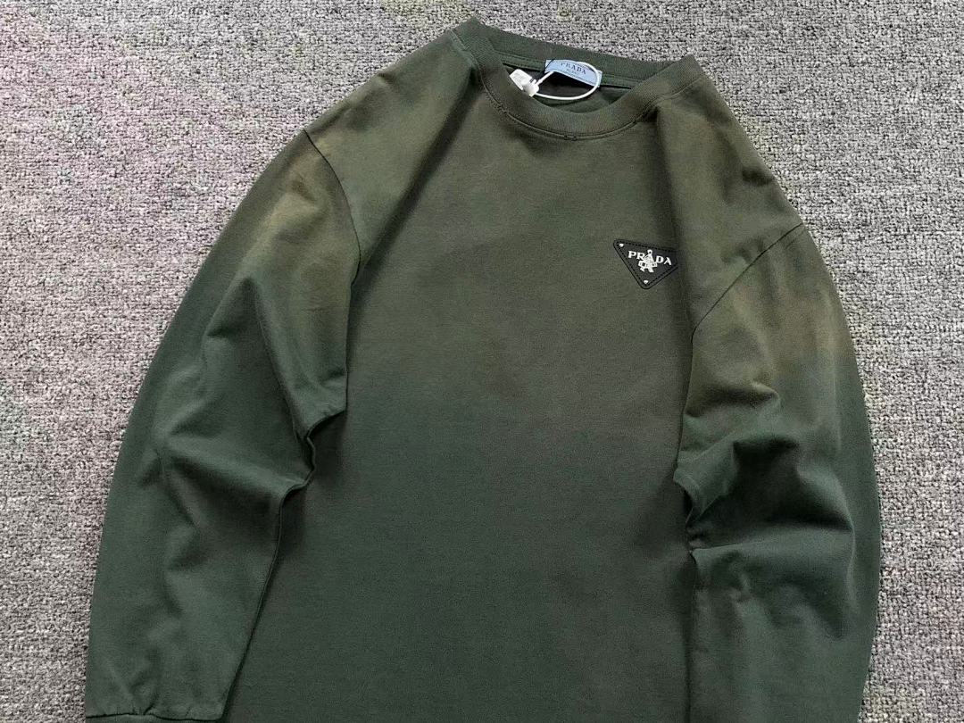 Prada 178 P⭐A⭐A LONG SLEEVED 3110151405 (Im 170Cm 60Kg I Wear Size S In The Phot) - Image 12
