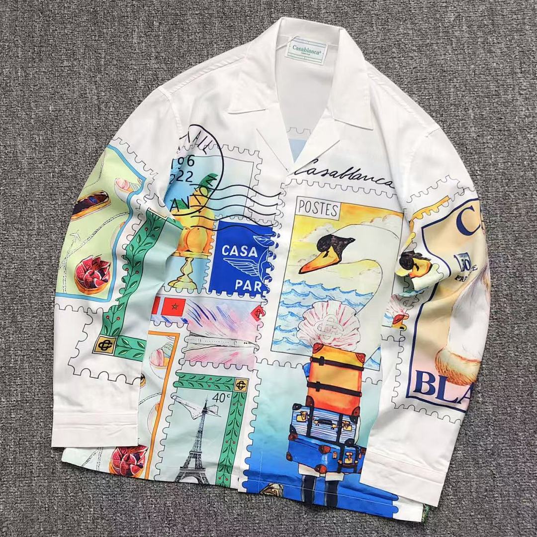 Casablanca 116 CASABLANCA SHIRT 211051339 (Im 170Cm 55Kg I Wear Size L In The Phot)