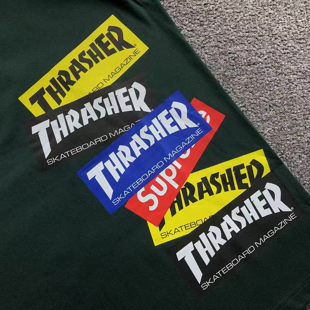 Supreme 108 S⭐⭐R⭐⭐E THRASHER LONG SLEEVED 1111050302 (Im 170Cm 60Kg I Wear Size L In The Phot) - Image 16