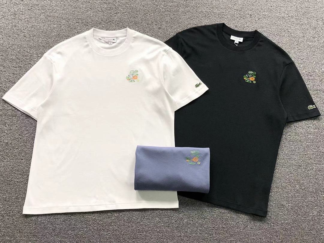 Unbranded 128 LACOSTE T-SHIRT 504260101 (Im 170Cm 60Kg I Wear Size L In The Phot) - Image 5