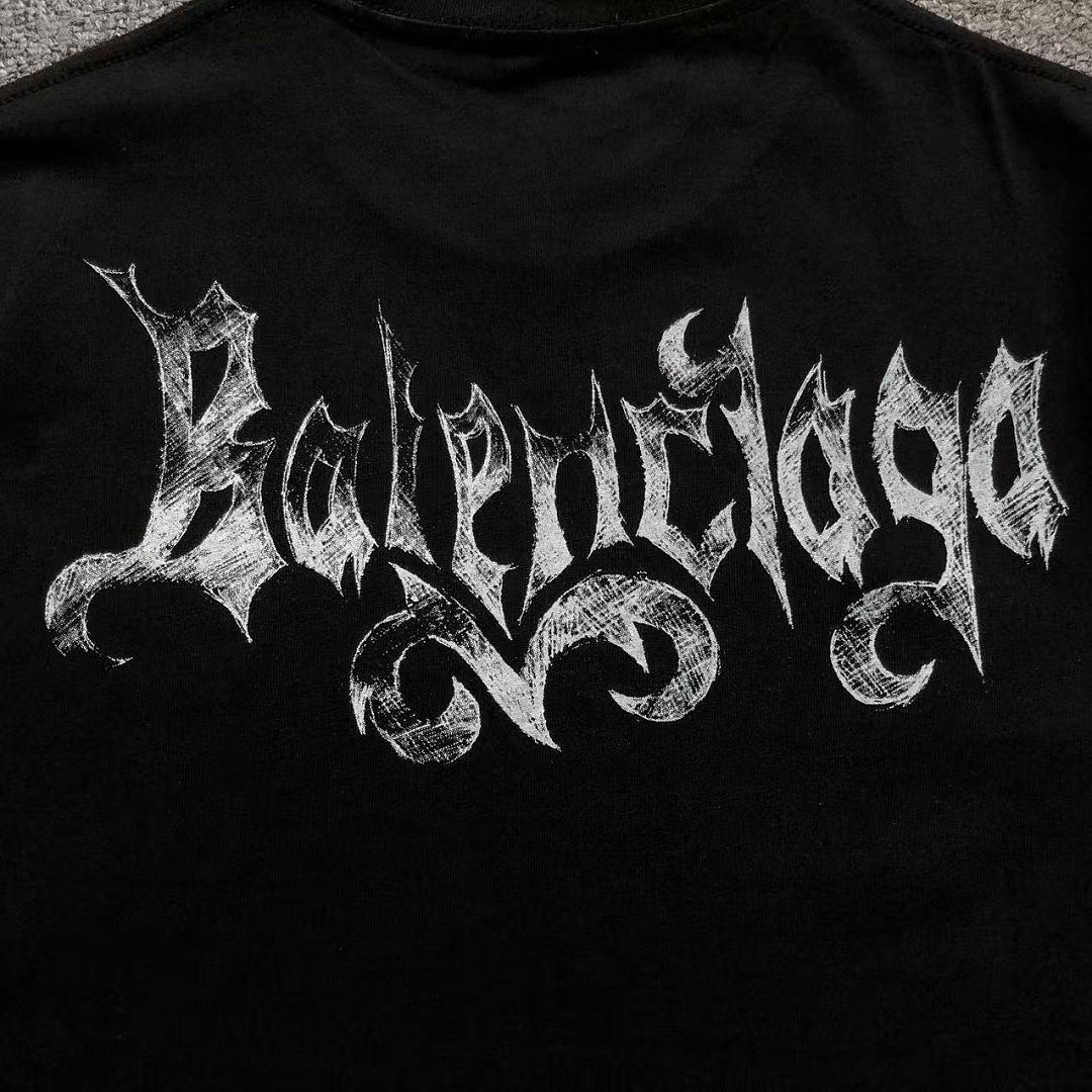 Balenciaga 113 B⭐L⭐⭐⭐IA⭐A T-SHIRT 5261103147 (Im 170Cm 60Kg I Wear Size M In The Phot) - Image 13