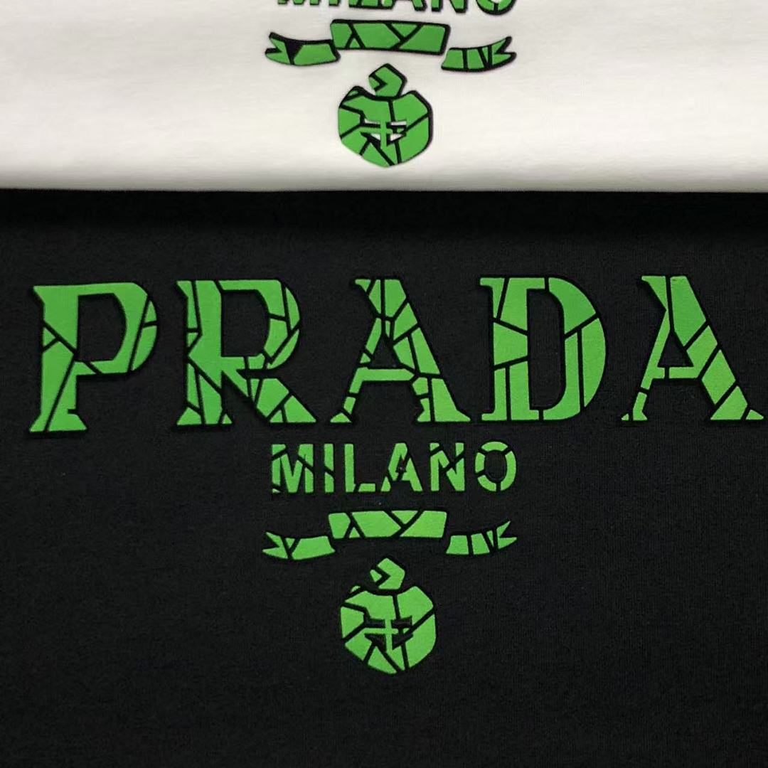 Prada 115 P⭐A⭐A T-SHIRT 41102204133 (Im 170Cm 60Kg I Wear Size XL In The Phot) - Image 14