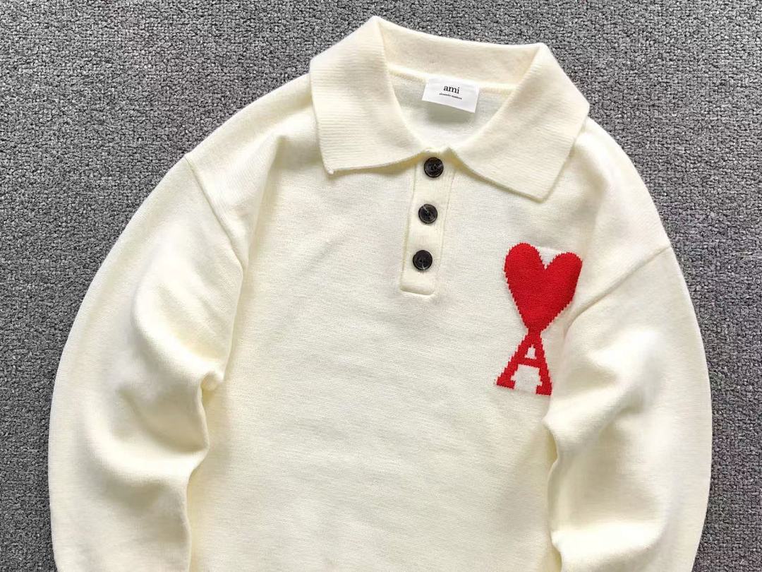 AMI 178 AMI SWEATER 4106190677 (Im 170Cm 60Kg I Wear Size S In The Phot) - Image 11