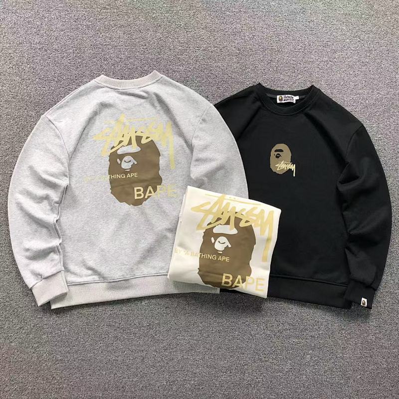 Bape 125 BAPE STUSSY HOODIE 4111281117 (Im 170Cm 55Kg I Wear Size S In The Phot)
