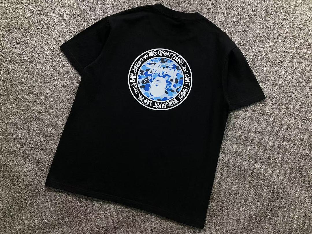Bape 85 BAPE STUSSY T-SHIRT 124230431 (Im 170Cm 60Kg I Wear Size M In The Phot) - Image 8