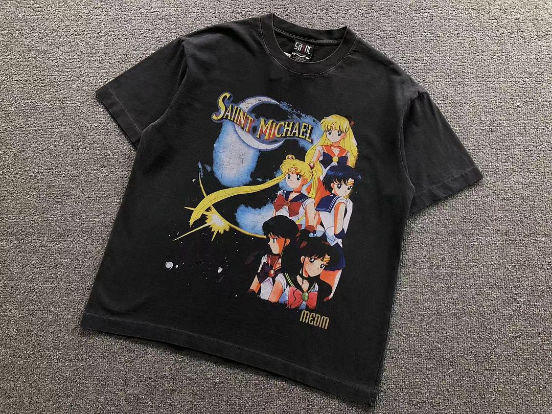 Chanel 98 SAINT MICHAEL T-SHIRT 42080502155 (Im 170Cm 60Kg I Wear Size S In The Phot)