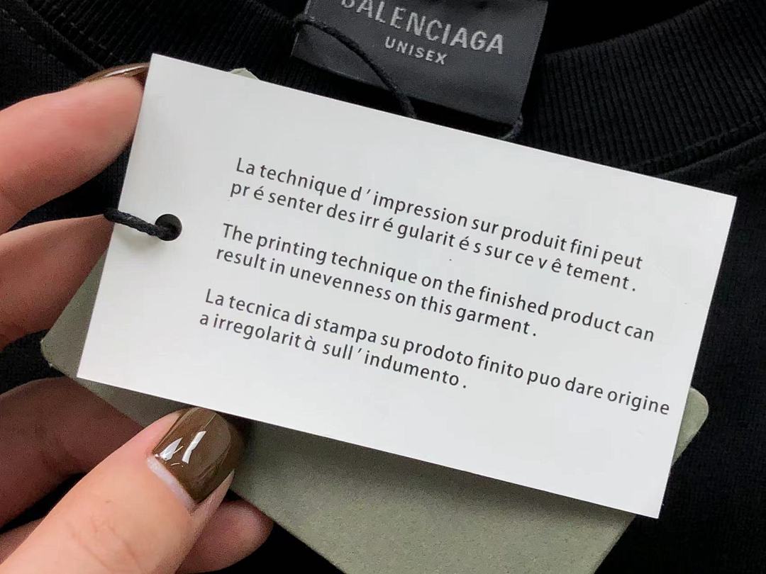 Balenciaga 118 B⭐L⭐⭐⭐IA⭐A T-SHIRT 311092521 (Im 170Cm 57Kg I Wear Size M In The Phot) - Image 21