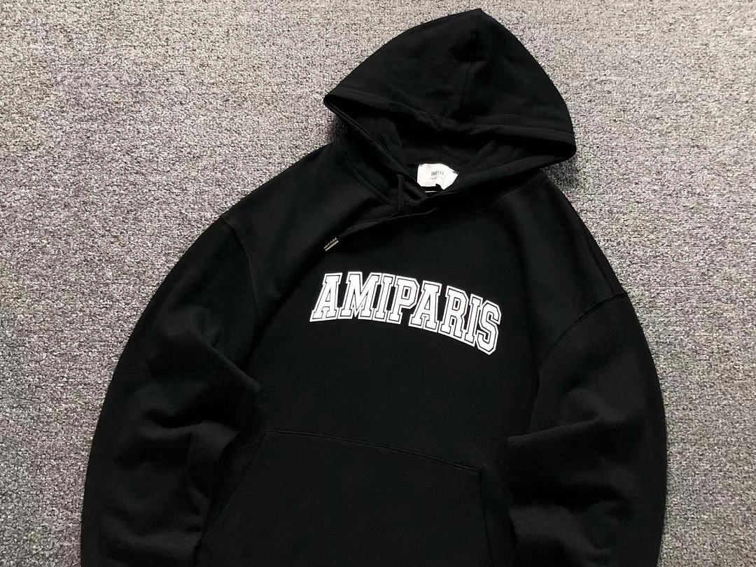 AMI 158 AMI HOODIE 3208164017 (Im 170Cm 60Kg I Wear Size M In The Phot) - Image 11