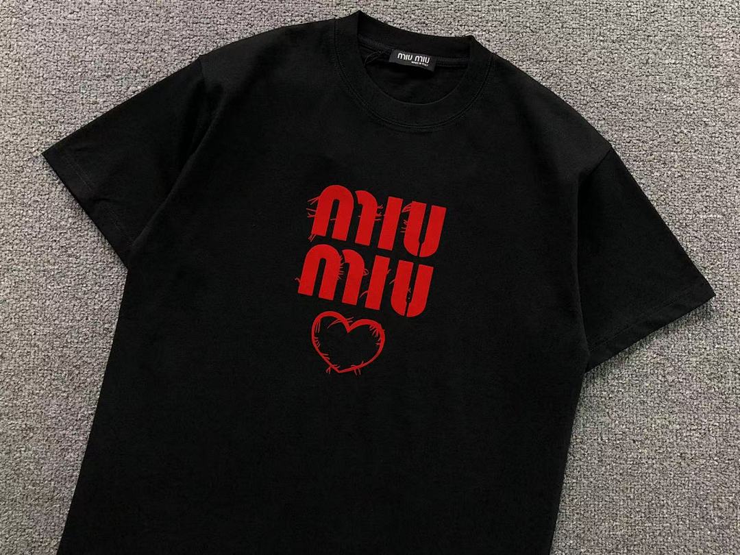 Miu Miu 115 M⭐U T-SHIRT 41072506133 (Im 170Cm 60Kg I Wear Size M In The Phot) - Image 11