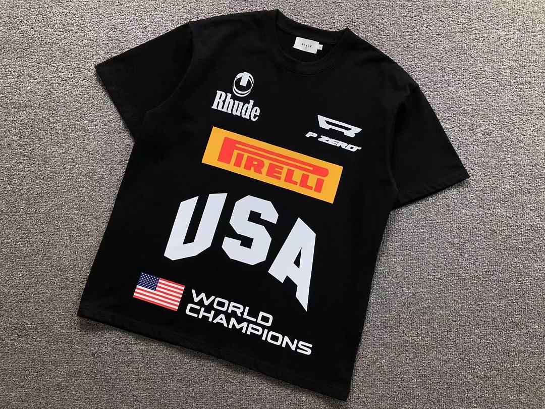 Rhude 95 RHUDE T-SHIRT 3204230221 (Im 170Cm 60Kg I Wear Size S In The Phot) - Image 8