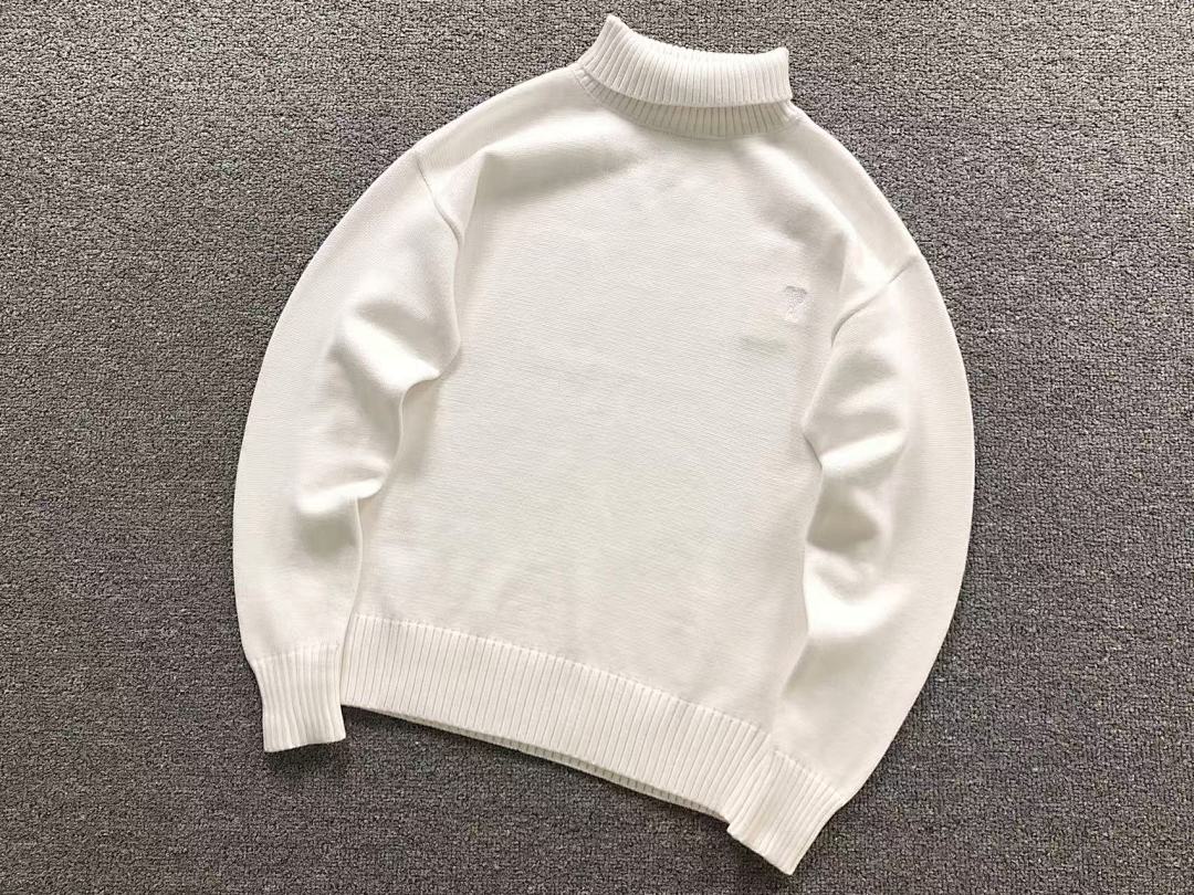 AMI 158 AMI SWEATER 21101105125 (Im 170Cm 60Kg I Wear Size M In The Phot) - Image 11