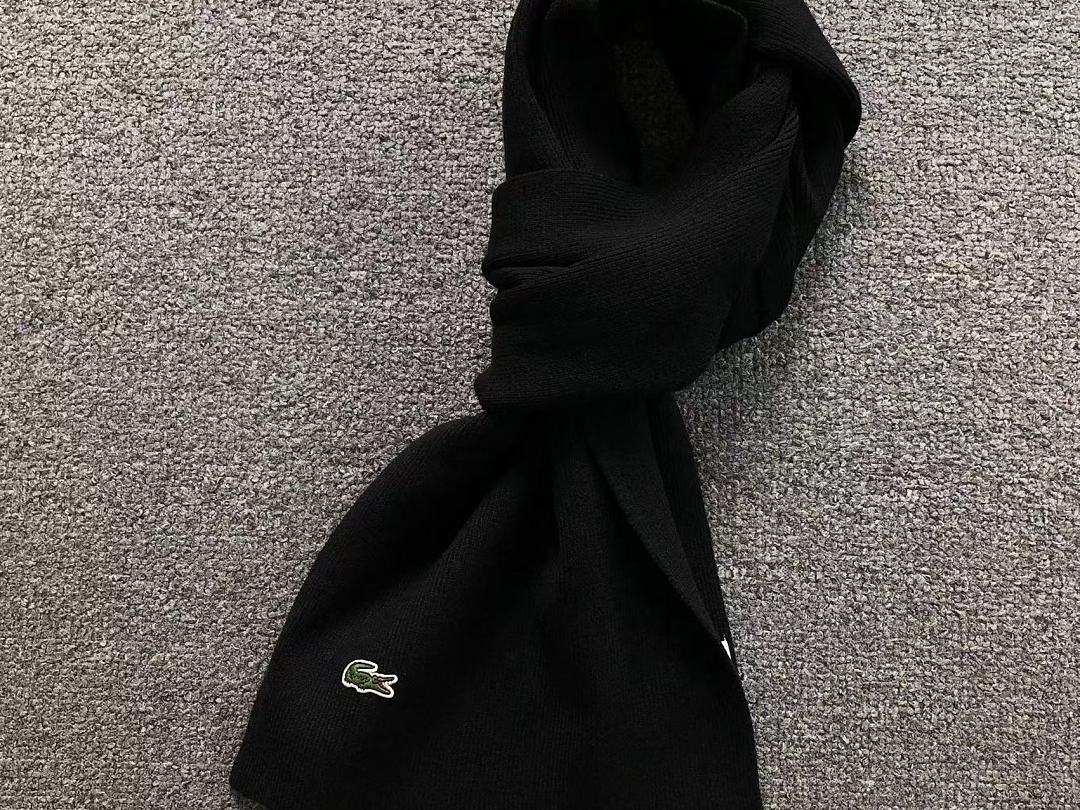 Lacoste 175 LACOSTE HAT SCARF 4207200701 (Long 176CM* Wide 29CM*) - Image 21