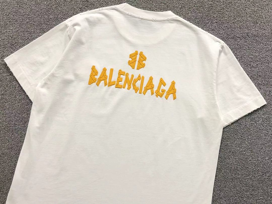 Balenciaga 128 B⭐L⭐⭐⭐IA⭐A T-SHIRT 42042909133 (Im 170Cm 60Kg I Wear Size 2XL In The Phot) - Image 9