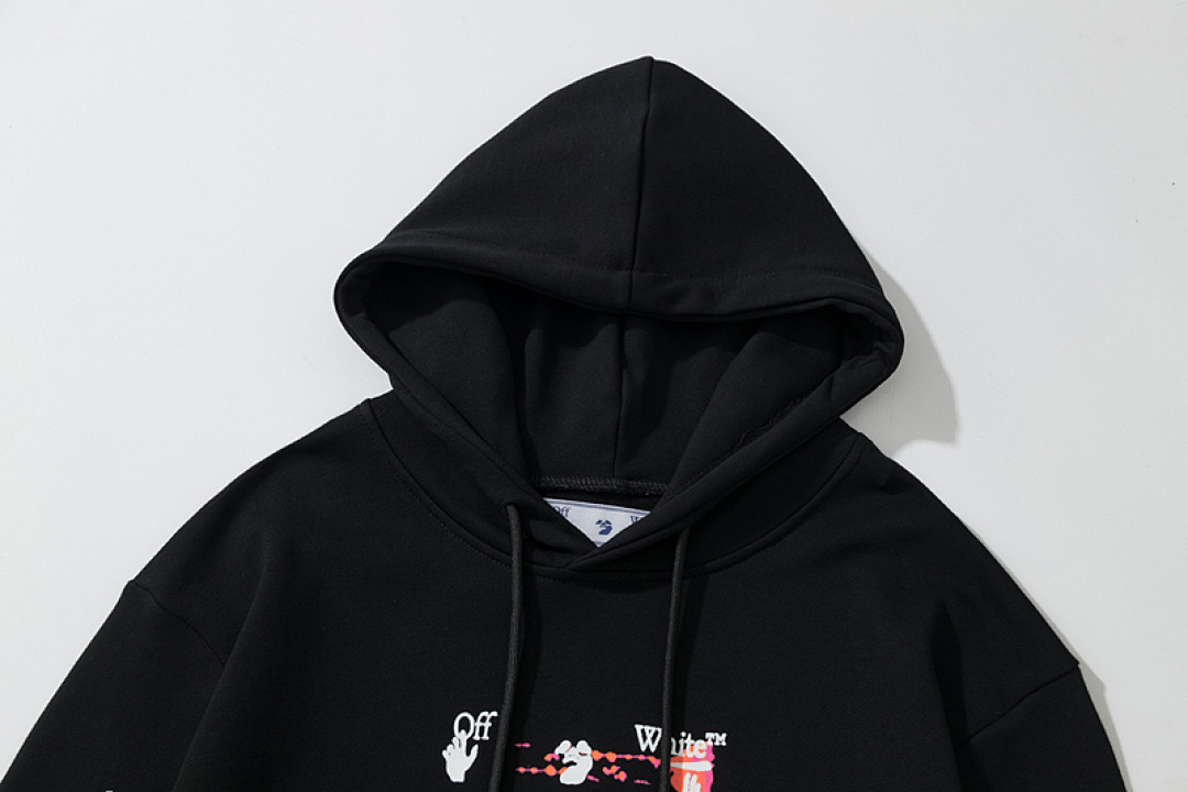 Off-White 119 OFF-WHITE (WHITE HOODIE) - Image 9