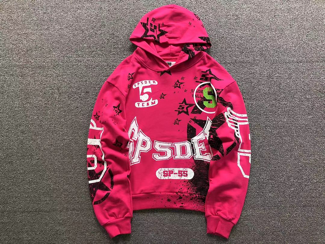 Sp5der 185 SP5DER HOODIE 22081304125 (Im 170Cm 60Kg I Wear Size S In The Phot) - Image 5