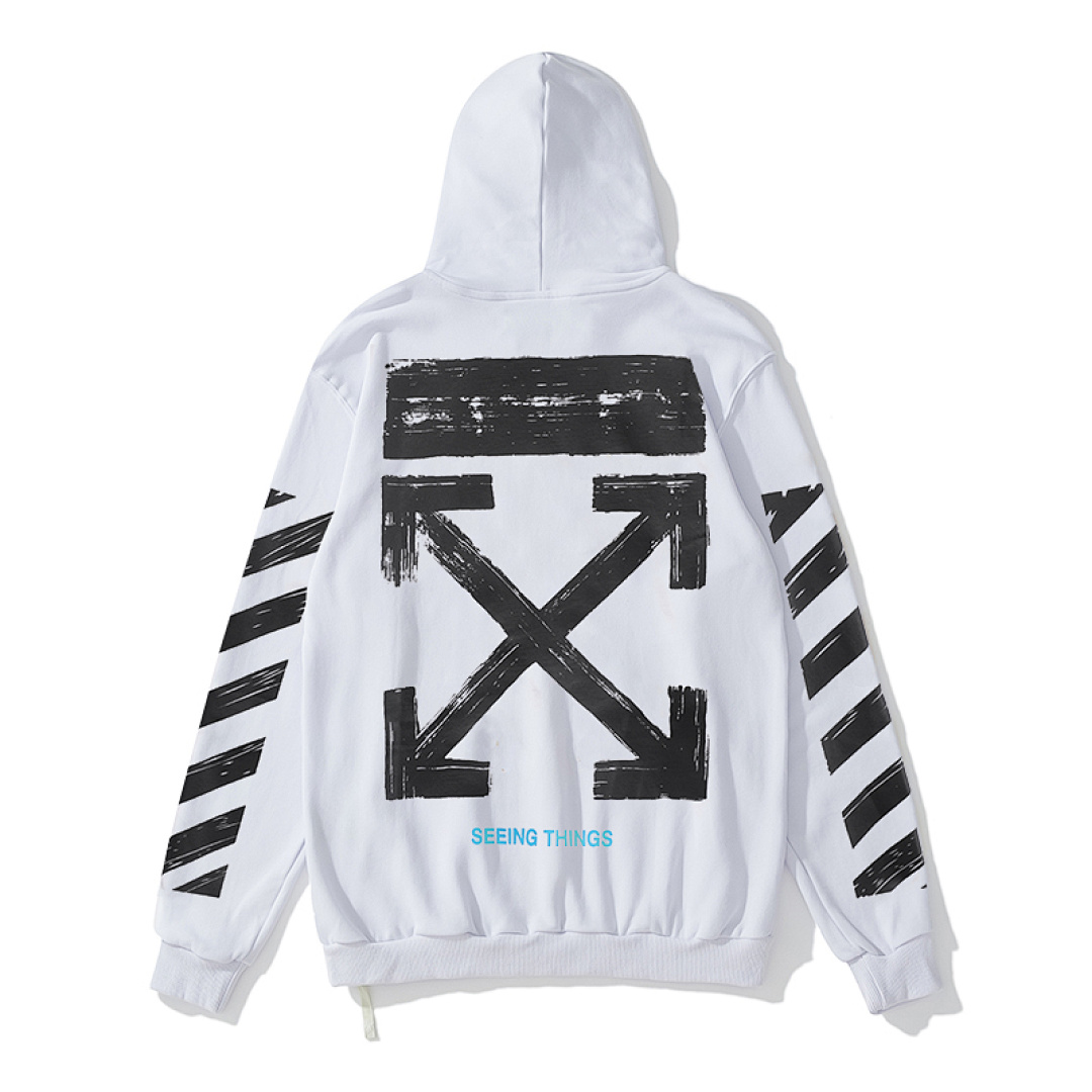Off-White 118 OFF-WHITE (WHITE HOODIE) - Image 6