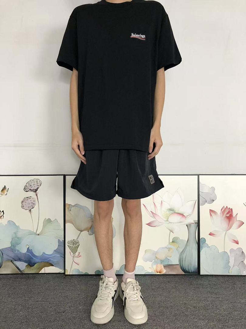 Balenciaga 128 B⭐L⭐⭐⭐IA⭐A T-SHIRT 3203054721 (Im 170Cm 60Kg I Wear Size M In The Phot) - Image 3