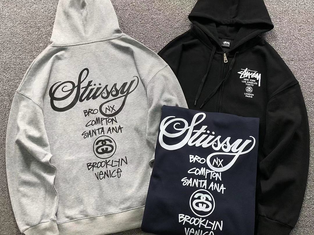 Stussy 129 STUSSY HOODIE 52082502123 (Im 170Cm 60Kg I Wear Size L In The Phot) - Image 6