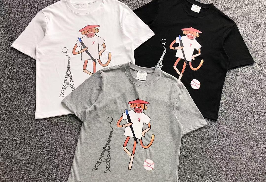AMI 85 AMI T-SHIRT 413122179 (Im 170Cm 60Kg I Wear Size S In The Phot) - Image 6