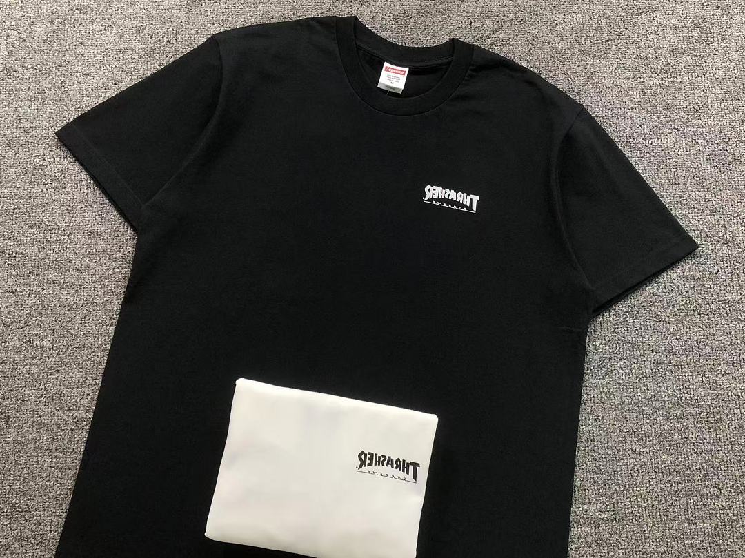 Supreme 113 S⭐⭐R⭐⭐E THRASHER T-SHIRT 42080404182 (Im 170Cm 60Kg I Wear Size M In The Phot) - Image 15
