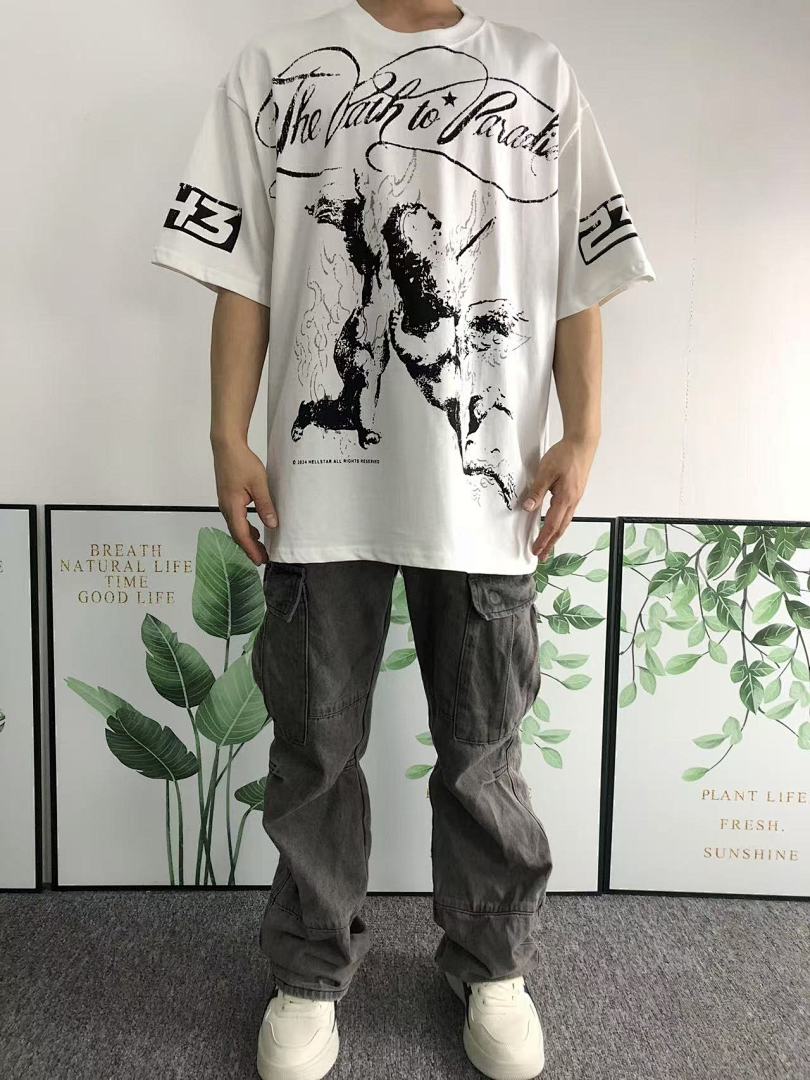 Hellstar 98 HELLSTAR T-SHIRT 212302817 (Im 170Cm 57Kg I Wear Size L In The Phot) - Image 3