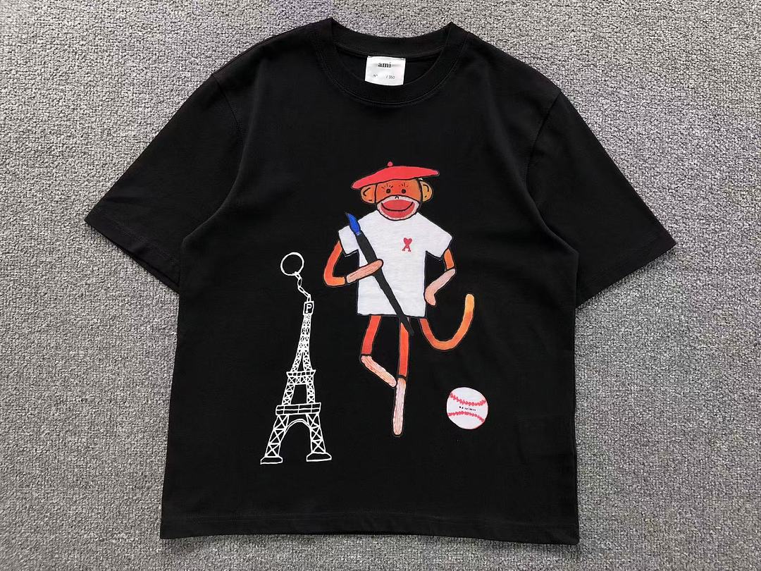AMI 138 AMI T-SHIRT 22042344001 (Im 170Cm 60Kg I Wear Size S In The Phot) - Image 7