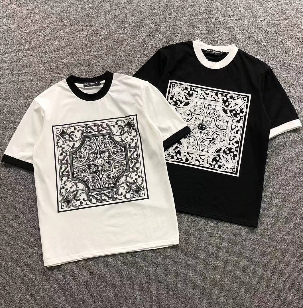 Dolce & Gabbana 185 D⭐LC⭐ GA⭐⭐A⭐A T-SHIRT 22041531125 (Im 170Cm 65Kg I Wear Size 48 In The Phot)