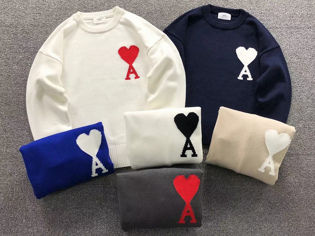 AMI 178 AMI SWEATER 4120202135 (Im 170Cm 60Kg I Wear Size S In The Phot) - Image 5