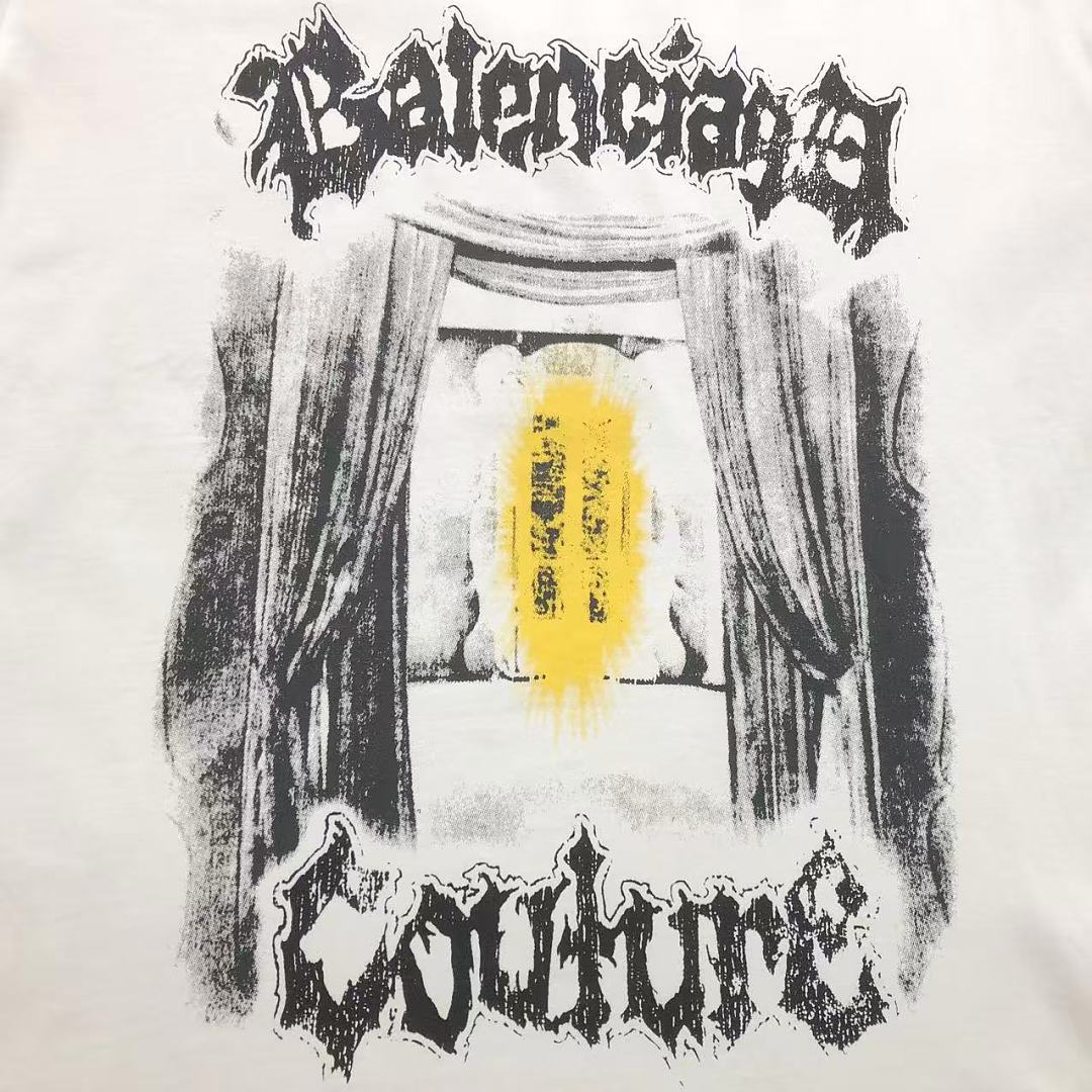 Balenciaga 129 B⭐L⭐⭐⭐IA⭐A T-SHIRT 3206171921 (Im 170Cm 60Kg I Wear Size S In The Phot) - Image 8