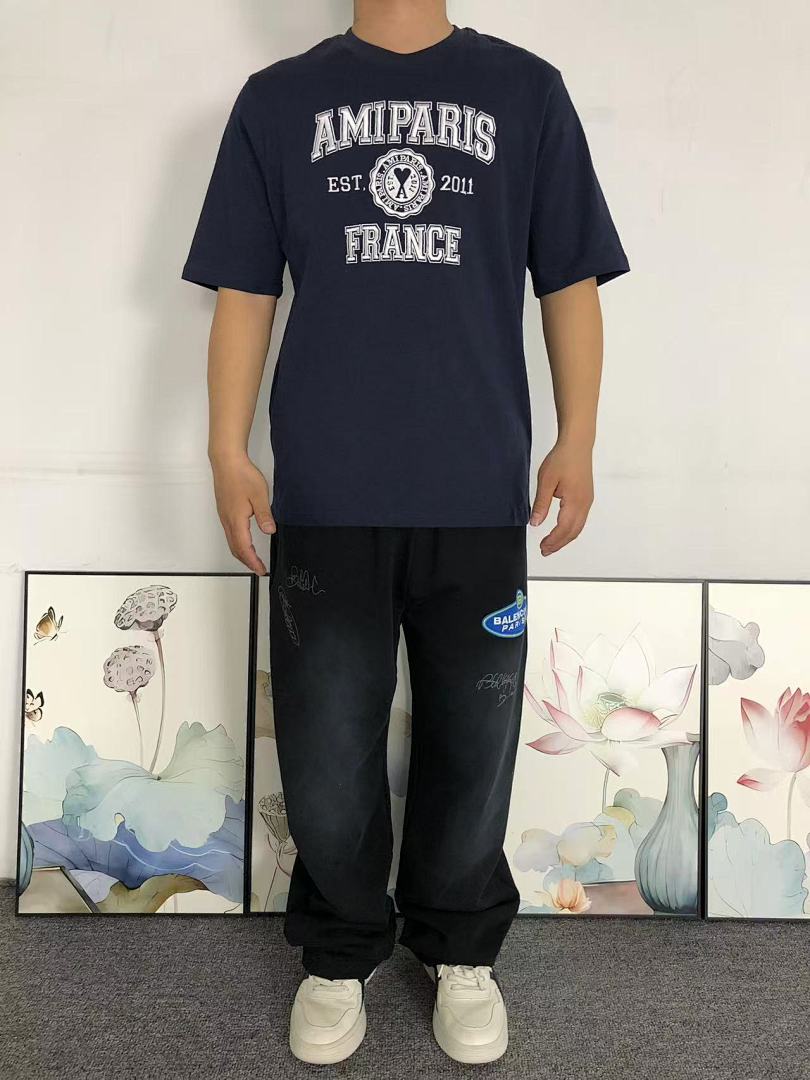 AMI 98 AMI T-SHIRT 21111819125 (Im 170Cm 60Kg I Wear Size S In The Phot) - Image 3
