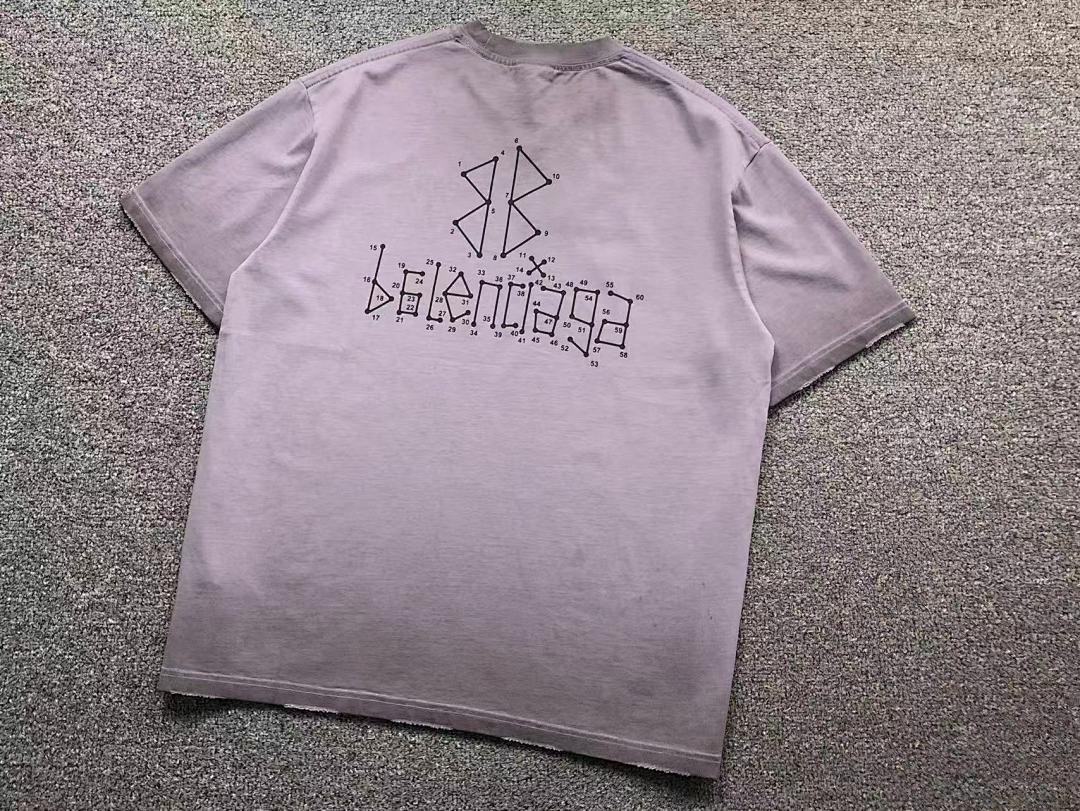 Balenciaga 118 B⭐L⭐⭐⭐IA⭐A T-SHIRT 3203070403 (Im 170Cm 60Kg I Wear Size M In The Phot) - Image 13