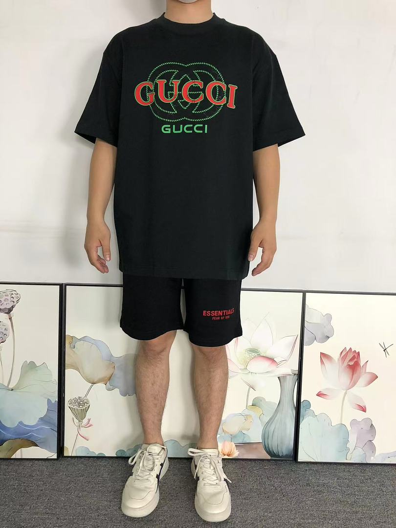 Gucci 118 G⭐C⭐I T-SHIRT 5252006147 (Im 170Cm 60Kg I Wear Size L In The Phot) - Image 3